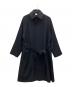 THE LIBRARY（ザ ライブラリー）の古着「2way スタンドカラーステンカラーコート」｜ネイビー