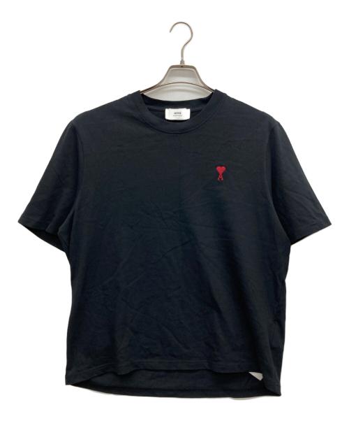 ami（アミ）ami (アミ) 半袖カットソー ブラック サイズ:Sの古着・服飾アイテム