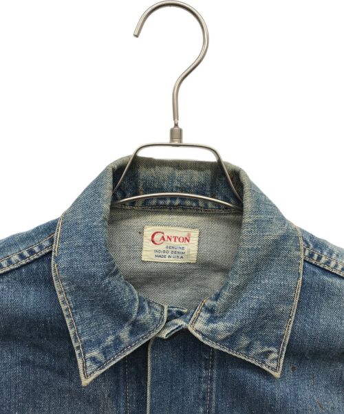 CANTON（キャントン）CANTON (キャントン) デニムジャケット インディゴ サイズ:不明の古着・服飾アイテム