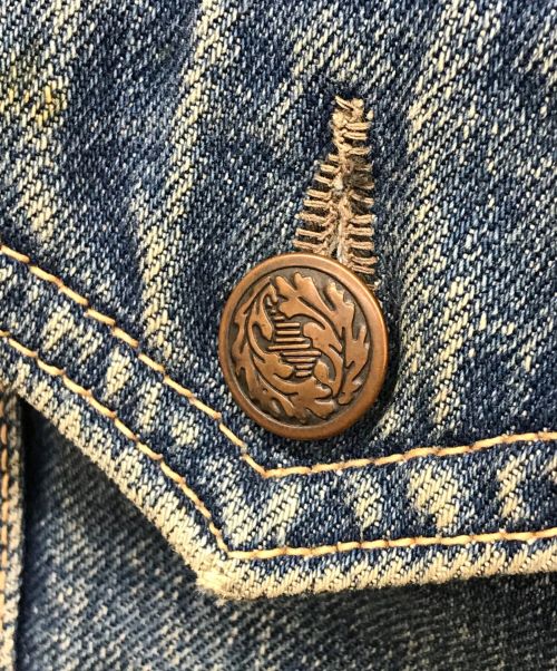 CANTON（キャントン）CANTON (キャントン) デニムジャケット インディゴ サイズ:不明の古着・服飾アイテム