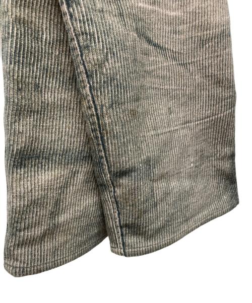 TALKING ABOUT THE ABSTRACTION（トーキング アバウト ジ アブストラクション）TALKING ABOUT THE ABSTRACTION (トーキング アバウト ジ アブストラクション) 転写デザインパンツ グレー サイズ:3の古着・服飾アイテム