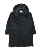 JOHNBULLジョンブル）の古着「ライナー付モッズコート」｜ブラック