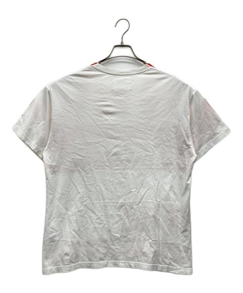 Maison Margiela（メゾンマルジェラ）Maison Margiela (メゾンマルジェラ) Tシャツ ホワイト×レッド サイズ:S 160/84Aの古着・服飾アイテム