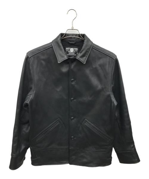 Denham（デンハム）Denham (デンハム) EINSTEIN LEATHER ブラック サイズ:L-XLの古着・服飾アイテム