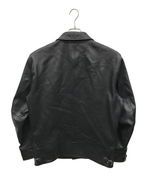 Denham（デンハム）Denham (デンハム) EINSTEIN LEATHER ブラック サイズ:L-XLの古着・服飾アイテム