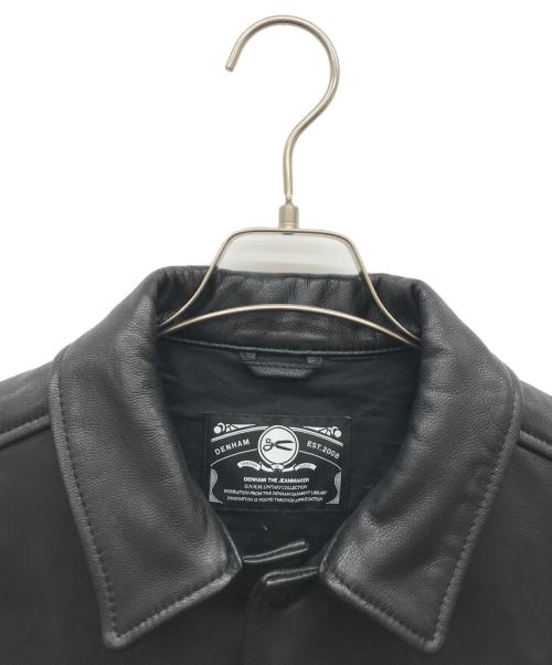 Denham（デンハム）Denham (デンハム) EINSTEIN LEATHER ブラック サイズ:L-XLの古着・服飾アイテム