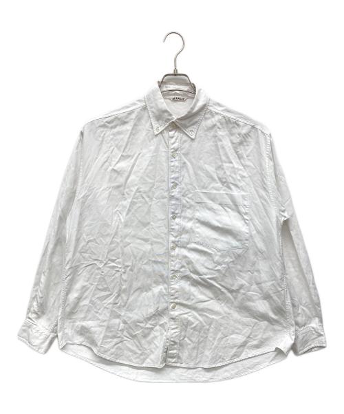 AURALEE（オーラリー）AURALEE (オーラリー) ボタンダウンシャツ ホワイト サイズ:4の古着・服飾アイテム