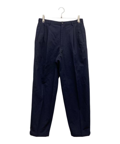 COMME des GARCONS HOMME（コムデギャルソン オム）COMME des GARCONS HOMME (コムデギャルソン オム) 2タックスラックス ネイビー サイズ:Mの古着・服飾アイテム