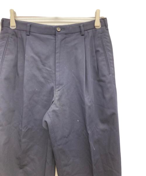 COMME des GARCONS HOMME（コムデギャルソン オム）COMME des GARCONS HOMME (コムデギャルソン オム) 2タックスラックス ネイビー サイズ:Mの古着・服飾アイテム