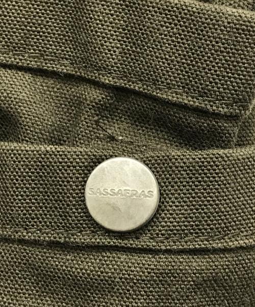 SASSAFRAS（ササフラス）SASSAFRAS (ササフラス) パンツ カーキ サイズ:Lの古着・服飾アイテム