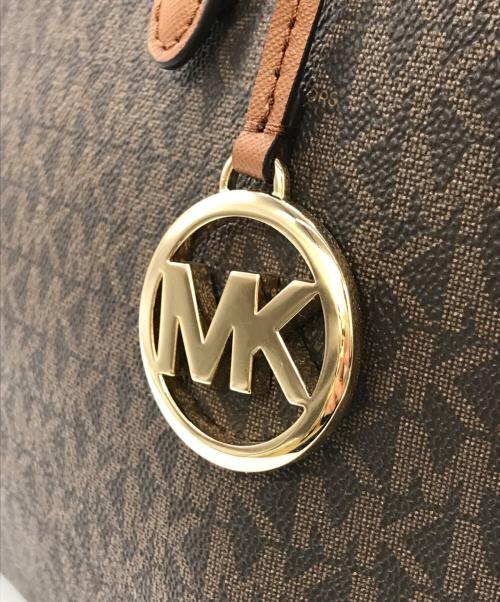 MICHAEL KORS（マイケル・コース）MICHAEL KORS (マイケルコース) 2WAYバッグ ブラウンの古着・服飾アイテム