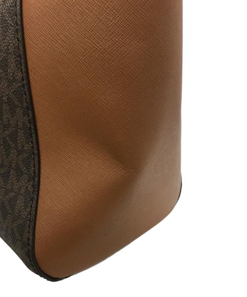 MICHAEL KORS（マイケル・コース）MICHAEL KORS (マイケルコース) 2WAYバッグ ブラウンの古着・服飾アイテム