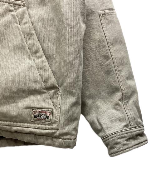 stussy（ステューシー）stussy (ステューシー) Workgear Jacket ベージュ サイズ:Sの古着・服飾アイテム