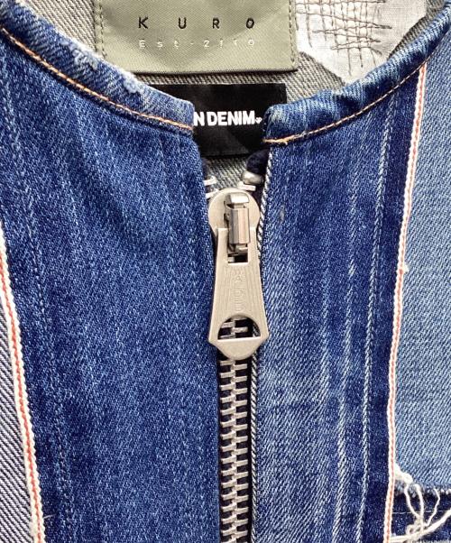 JAPAN DENIM（ジャパンデニム）JAPAN DENIM (ジャパンデニム) KURO (クロ) REMAKE DENIM JACKET インディゴ サイズ:1の古着・服飾アイテム