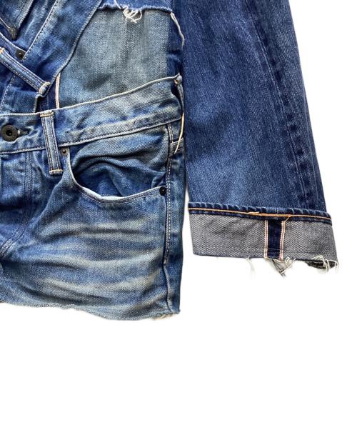 JAPAN DENIM（ジャパンデニム）JAPAN DENIM (ジャパンデニム) KURO (クロ) REMAKE DENIM JACKET インディゴ サイズ:1の古着・服飾アイテム