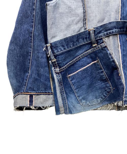 JAPAN DENIM（ジャパンデニム）JAPAN DENIM (ジャパンデニム) KURO (クロ) REMAKE DENIM JACKET インディゴ サイズ:1の古着・服飾アイテム