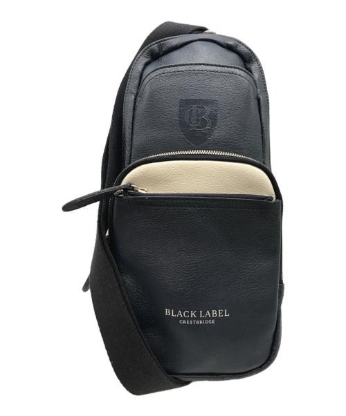 BLACK LABEL CRESTBRIDGE（ブラックレーベル クレストブリッジ）BLACK LABEL CRESTBRIDGE (ブラックレーベル クレストブリッジ) ショルダーバッグ ネイビーの古着・服飾アイテム