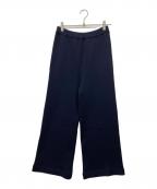 hello bonjourハローボンジュール）の古着「Knit Straight Pants」｜ネイビー