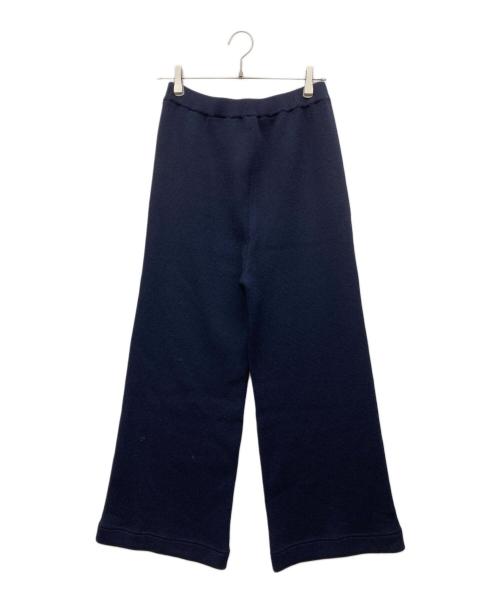 hello bonjour（ハローボンジュール）hello bonjour (ハローボンジュール) Knit Straight Pants ネイビー サイズ:Sの古着・服飾アイテム