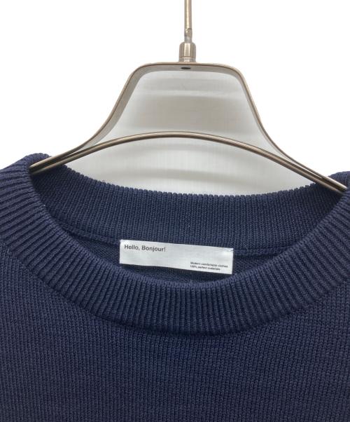 L'appartement（アパルトモン）L'Appartement (アパルトモン) ニット ネイビー サイズ:FREEの古着・服飾アイテム