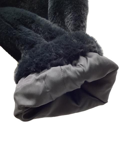 MONKEY TIME（モンキータイム）MONKEY TIME (モンキータイム) MT FAUX FUR ZIP BLSN ブラック サイズ:Mの古着・服飾アイテム
