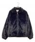 MONKEY TIME（モンキータイム）の古着「MT FAUX FUR ZIP BLSN」｜ブラック