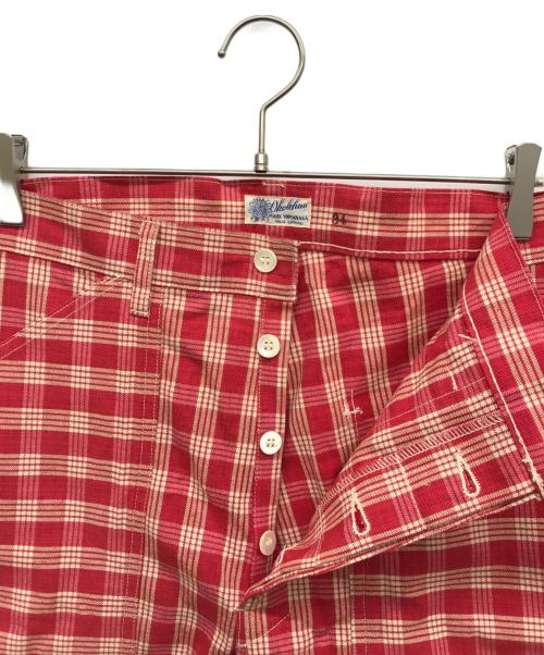 東洋エンタープライズ（トウヨウエンタープライズ）東洋エンタープライズ (トウヨウエンタープライズ) ハーフパンツ レッド サイズ:34の古着・服飾アイテム