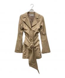 melt the lady（メルトザレディ）の古着「ブレザーミニワンピース」｜ベージュ