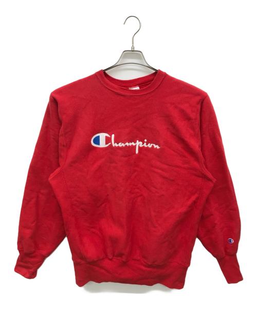 Champion REVERSE WEAVE（チャンピオン リバース ウィーブ）Champion REVERSE WEAVE (チャンピオン リバース ウィーブ) スウェット レッド サイズ:XLの古着・服飾アイテム