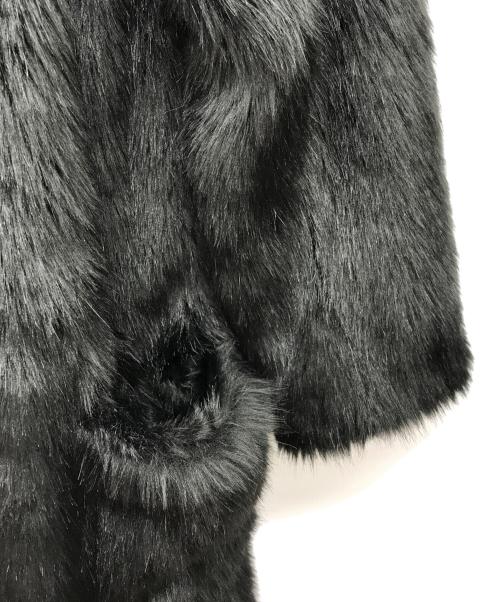 ZUCCA（ズッカ）ZUCCA (ズッカ) フェイクファーコート ブラック サイズ:Sの古着・服飾アイテム