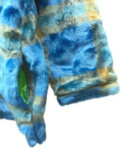 NIKE（ナイキ）NIKE (ナイキ) AS W NSW FX FUR AOP JKT NSW COURT ブルー サイズ:XXLの古着・服飾アイテム