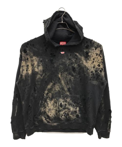 DIESEL（ディーゼル）DIESEL (ディーゼル) S-BOXT-HOOD-N9 ブラック サイズ:XLの古着・服飾アイテム