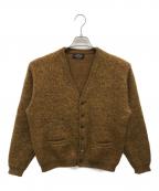 PURITANピューリタン）の古着「モヘア混カーディガン」｜カーキ