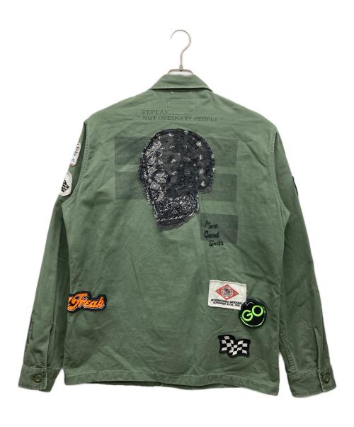 REPLAY（リプレイ）REPLAY (リプレイ) ミリタリージャケット オリーブ サイズ:なしの古着・服飾アイテム