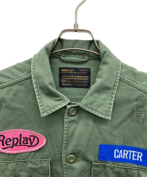 REPLAY（リプレイ）REPLAY (リプレイ) ミリタリージャケット オリーブ サイズ:なしの古着・服飾アイテム