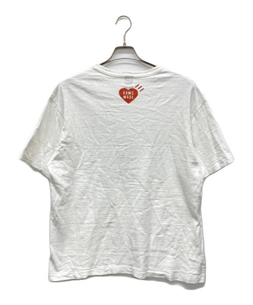 HUMAN MADE（ヒューマンメイド）HUMAN MADE (ヒューマンメイド) KAWS (カウズ) Tシャツ アイボリー サイズ:XLの古着・服飾アイテム