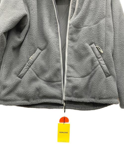 SUNLOVE（サンラブ）SUNLOVE (サンラブ) フリースジャケット グレー サイズ:Ｍの古着・服飾アイテム