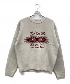 YESEYESEEイエスアイシー）の古着「Eye Knit Pullover Sweater」｜ベージュ