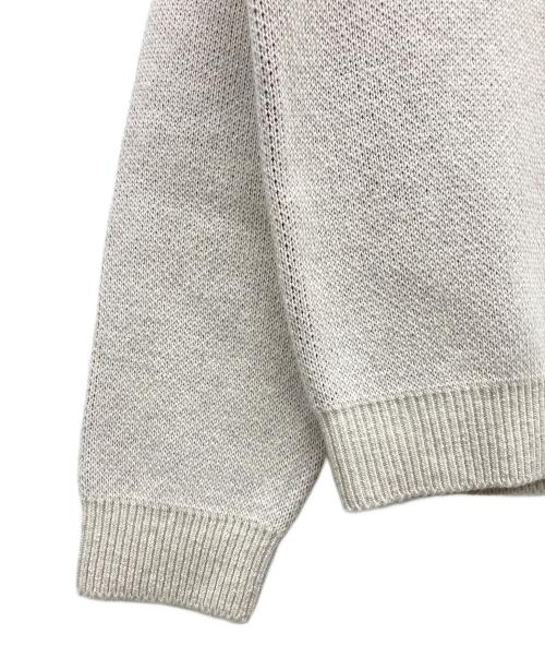 YESEYESEE（イエスアイシー）YESEYESEE (イエスアイシー) Eye Knit Pullover Sweater ベージュ サイズ:Mの古着・服飾アイテム