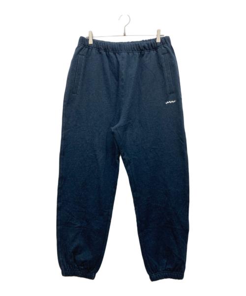 YESEYESEE（イエスアイシー）YESEYESEE (イエスアイシー) SN-logo Neps Sweat Pants ネイビー サイズ:Mの古着・服飾アイテム