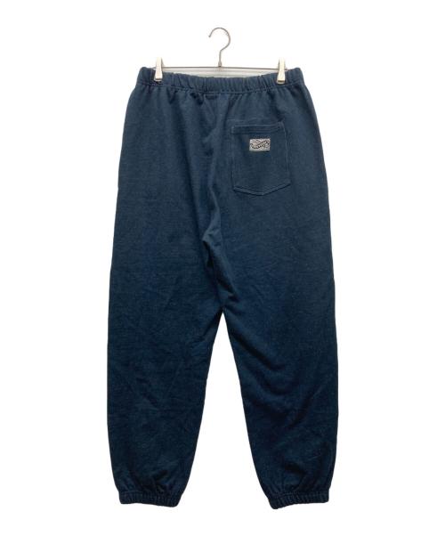 YESEYESEE（イエスアイシー）YESEYESEE (イエスアイシー) SN-logo Neps Sweat Pants ネイビー サイズ:Mの古着・服飾アイテム