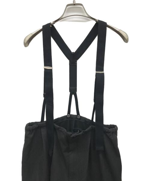 TODAYFUL（トゥデイフル）TODAYFUL (トゥデイフル) Suspenders Highwaist Pants ブラック サイズ:38の古着・服飾アイテム