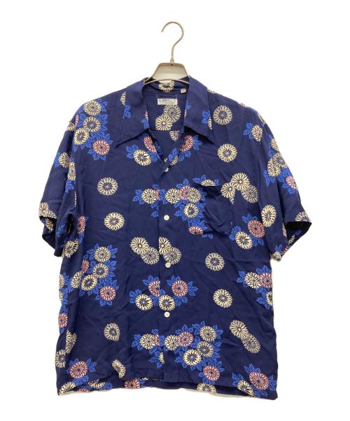 Sun Surf（サンサーフ）Sun Surf (サンサーフ) アロハシャツ ネイビー サイズ:L 16-16 1/2の古着・服飾アイテム