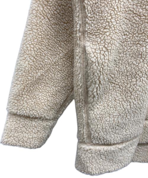 MONKEY TIME（モンキータイム）MONKEY TIME (モンキータイム) EMBRO SHERPA HOODIE アイボリー サイズ:Sの古着・服飾アイテム