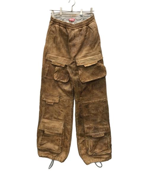 DIESEL（ディーゼル）DIESEL (ディーゼル) P タロ カーゴ トラック パンツ ブラウン サイズ:Lの古着・服飾アイテム