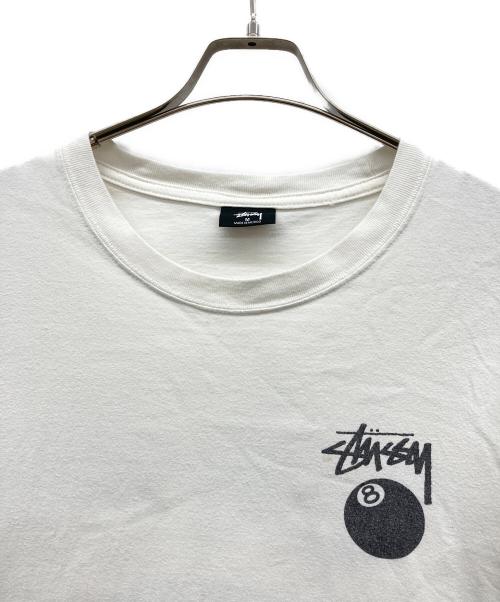 stussy（ステューシー）stussy (ステューシー) 8ボールTシャツ ホワイト サイズ:Mの古着・服飾アイテム