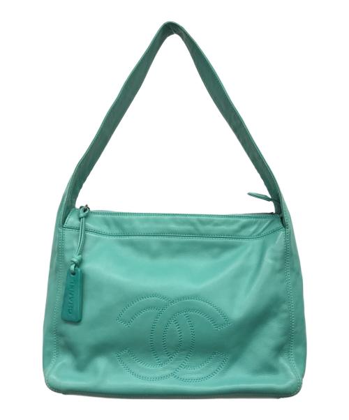 CHANEL（シャネル）CHANEL (シャネル) ワンショルダーバッグ グリーンの古着・服飾アイテム