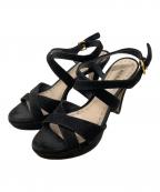 MIU MIUミュウミュウ）の古着「ハイヒールサンダル」｜ブラック