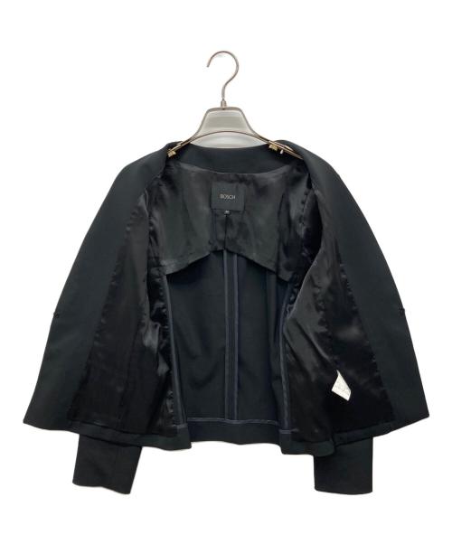 BOSCH（ボッシュ）BOSCH (ボッシュ) テーラードジャケット ブラック サイズ:34の古着・服飾アイテム