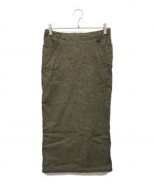 AP STUDIO（エーピーストゥディオ）の古着「スカート」｜オリーブ